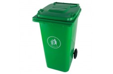 Thùng rác HDPE 90L nắp kín