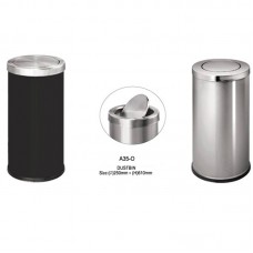 Thùng rác Inox A35-G có gạt tàn