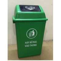 Thùng rác HDPE 60L Bập bênh